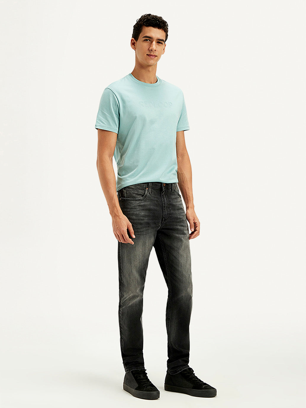 Men's Redloop 512 Slim Tapered Fit Mid Rise Jeans