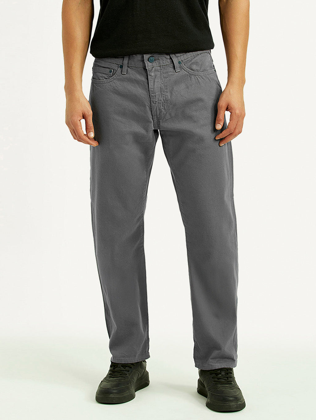 Men's 541 Grey Athletic Tapered Fit Mid Rise Jeans