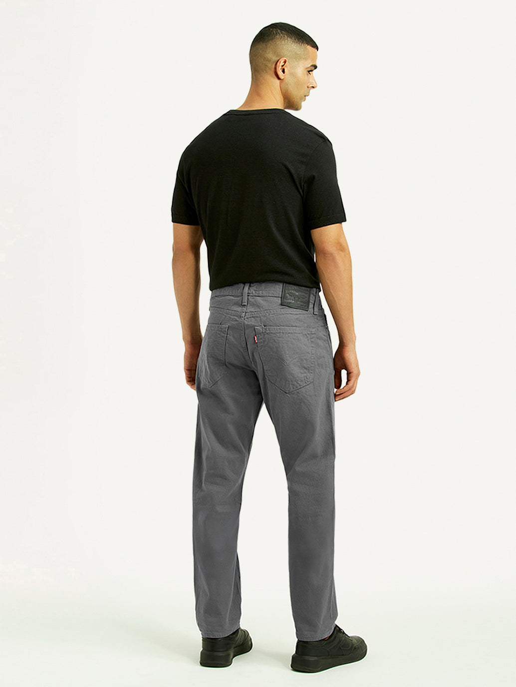 Men's 541 Grey Athletic Tapered Fit Mid Rise Jeans