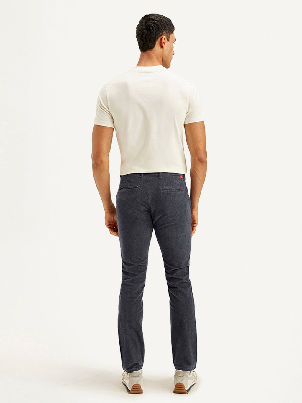 Men's Charcoal Grey Slim Fit Chinos