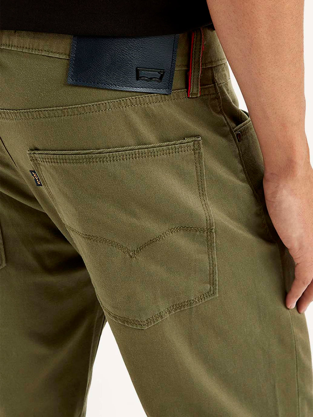 Men's Redloop Olive Slim Fit Trousers