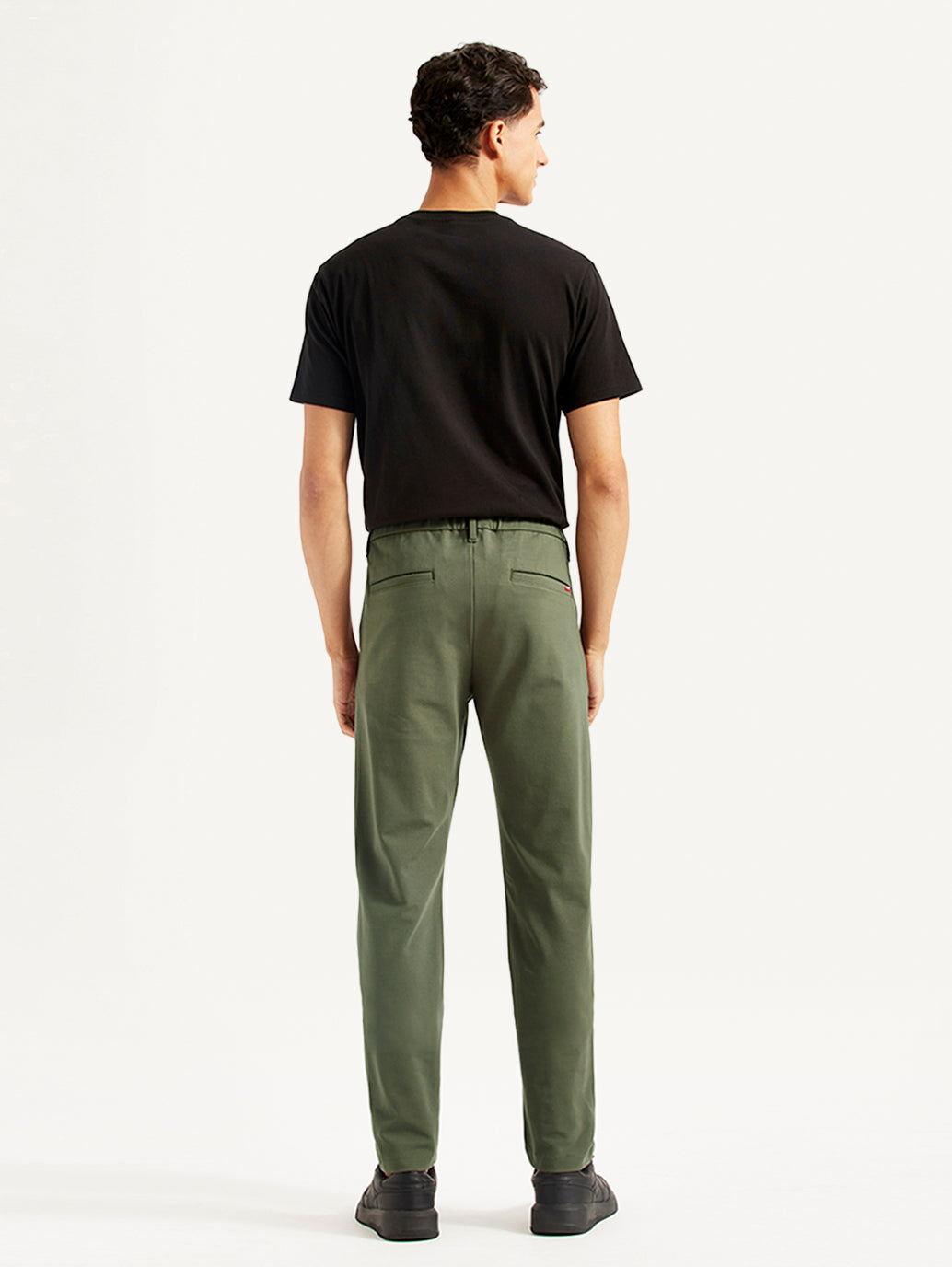 Men's Olive Slim Fit Tech Pant Chinos