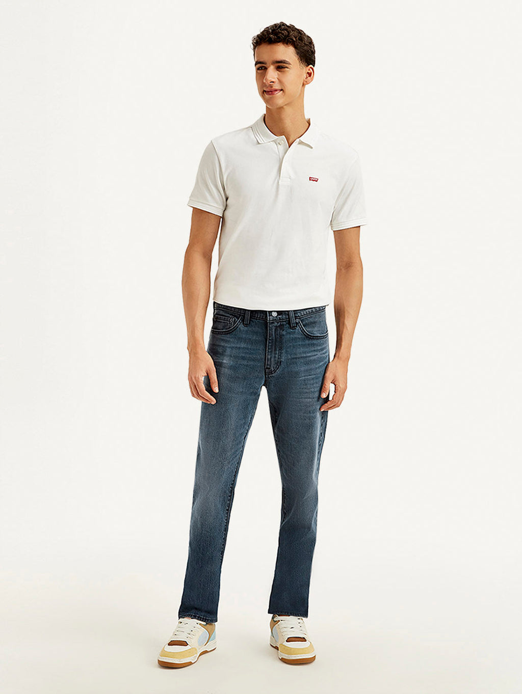 Men's 511 Blue Slim Fit Mid Rise Jeans