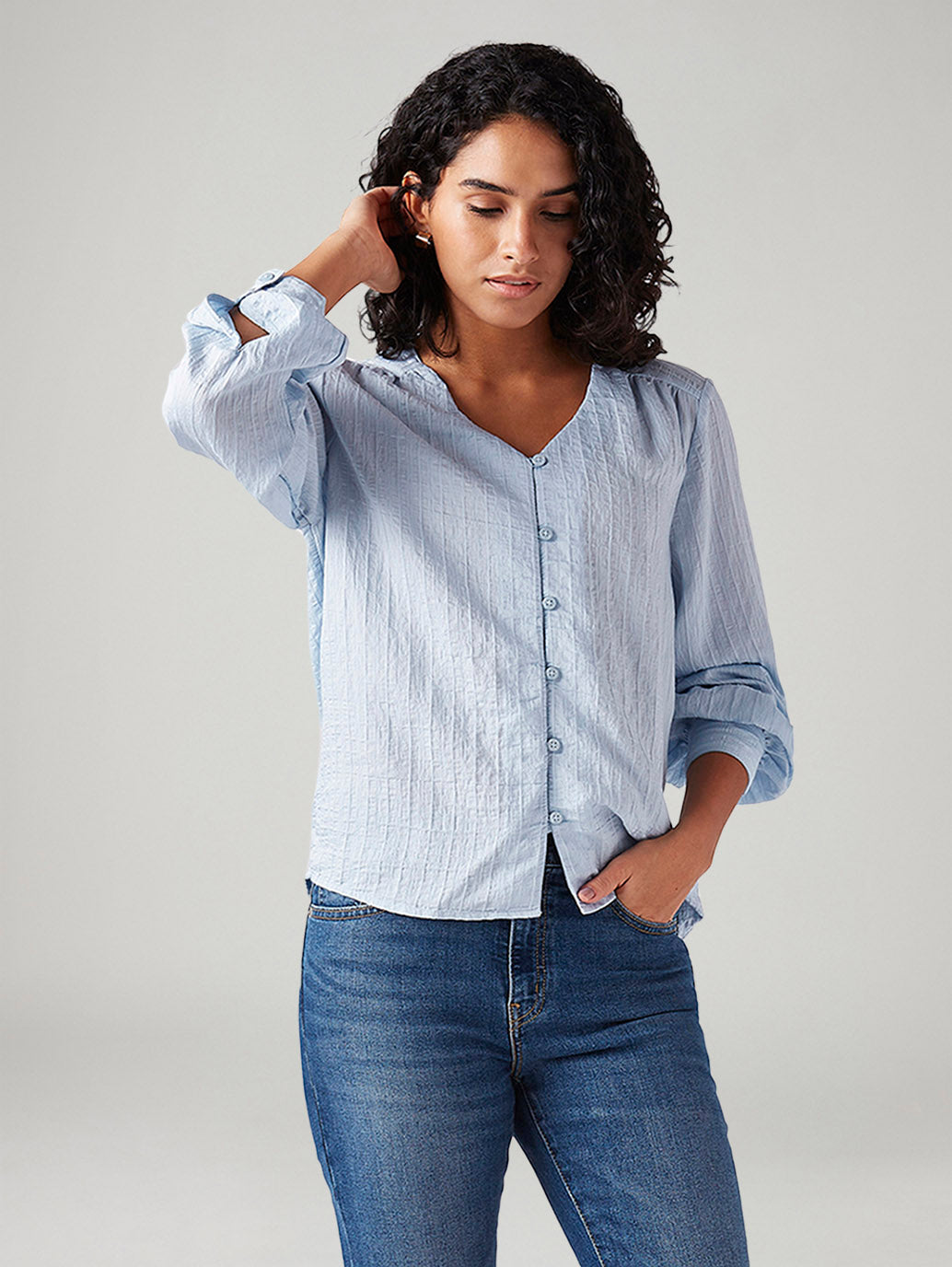 Women's Textured Regular Fit Top