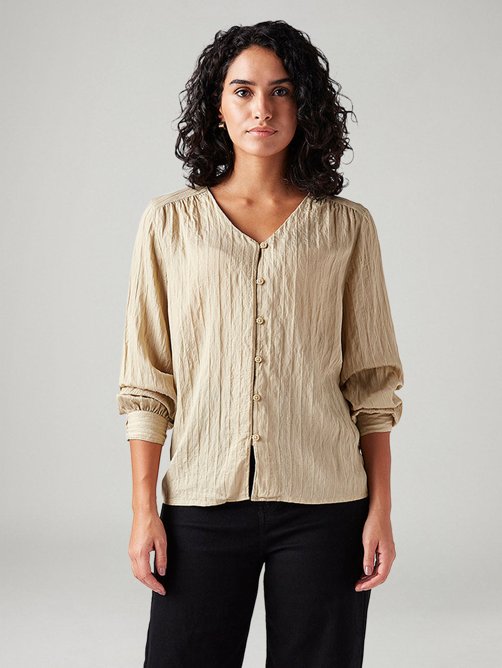 Women's Textured Regular Fit Top