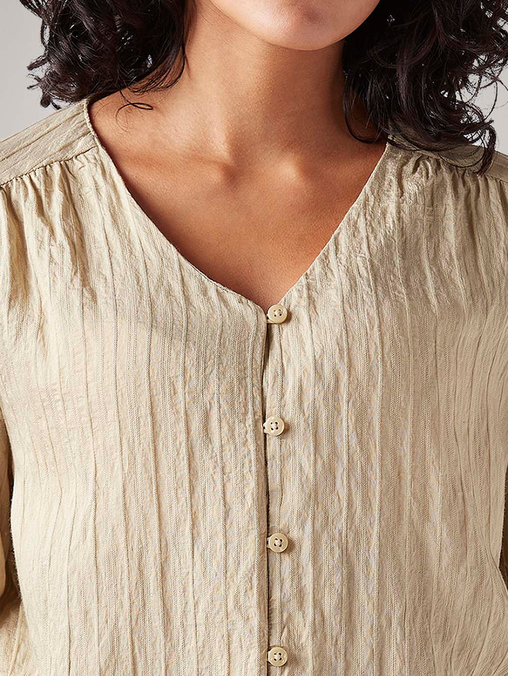Women's Textured Regular Fit Top