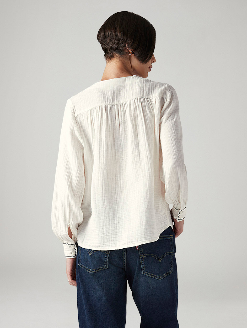 Women's Embroidered Regular Fit Top