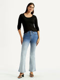 Women's 726 Light Indigo Flared Fit High Rise Jeans