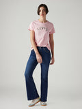 Women's 726 Dark Blue Flared Fit High Rise Tinted Jeans