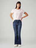 Women's 726 Dark Blue Flared Fit High Rise Jeans