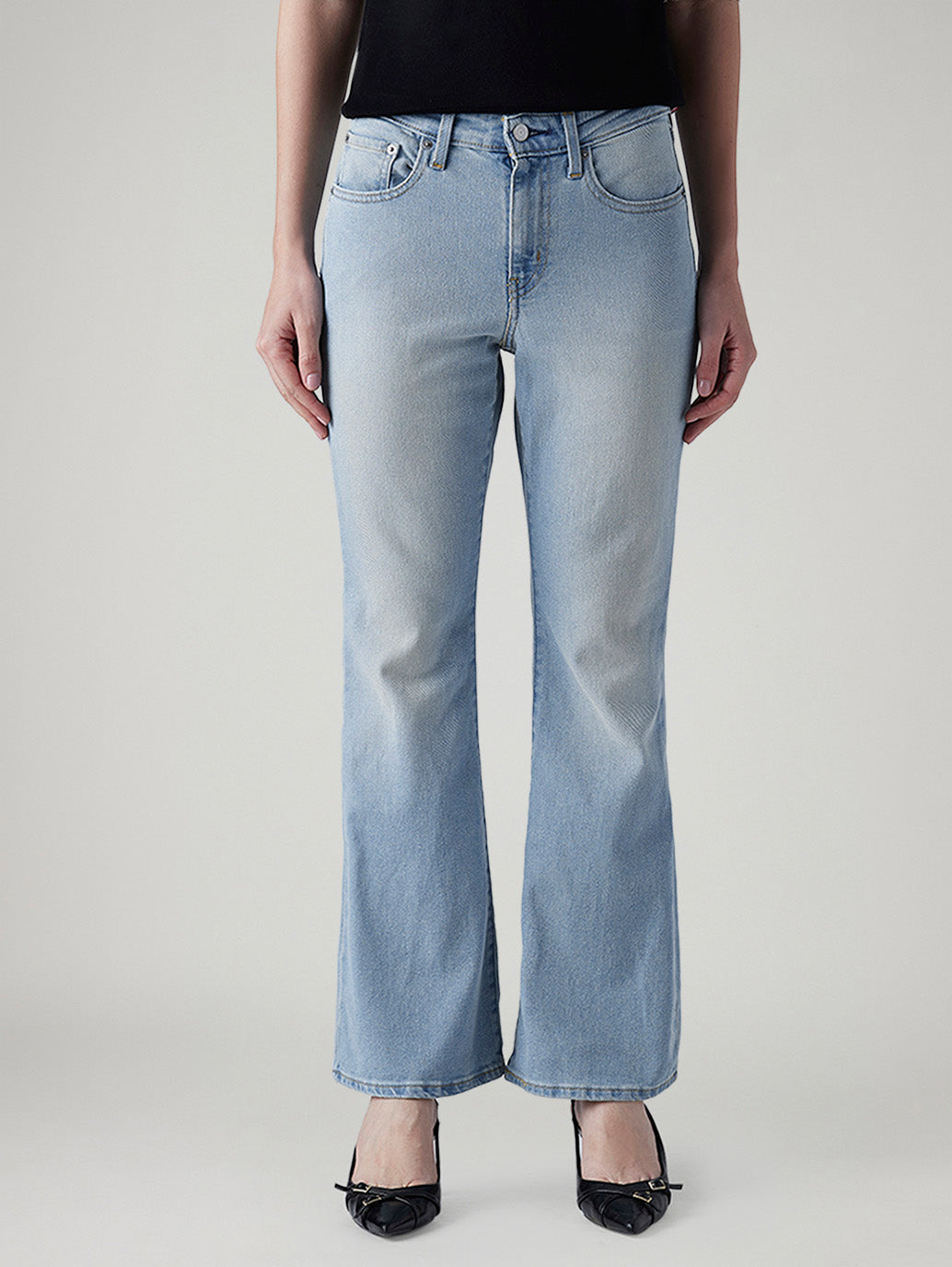 Women's 726 Light Indigo Flared Fit High Rise Jeans
