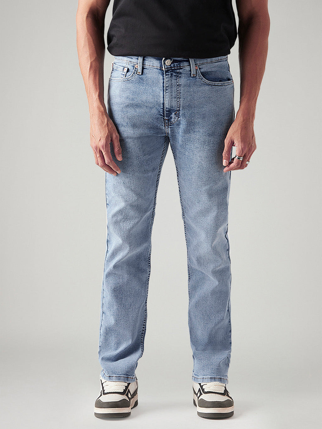Men's 513 Light Indigo Slim Straight Fit Mid Rise Jeans