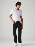 Men's 513 Black Slim Straight Fit Mid Rise Jeans