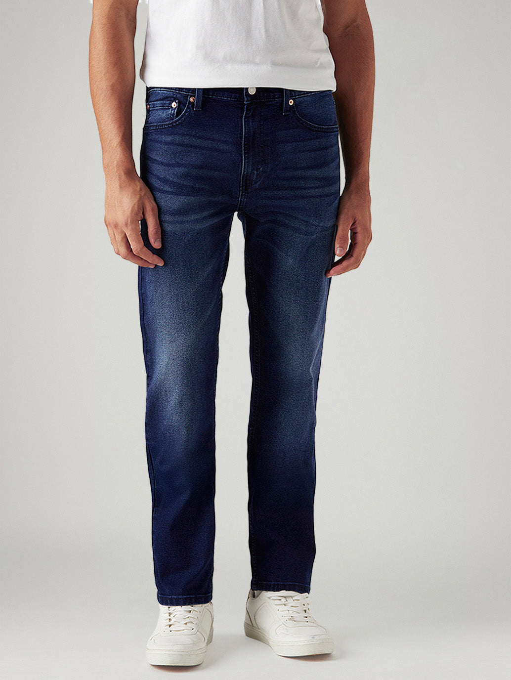 Men's 513 Dark Indigo Slim Straight Fit Mid Rise Jeans