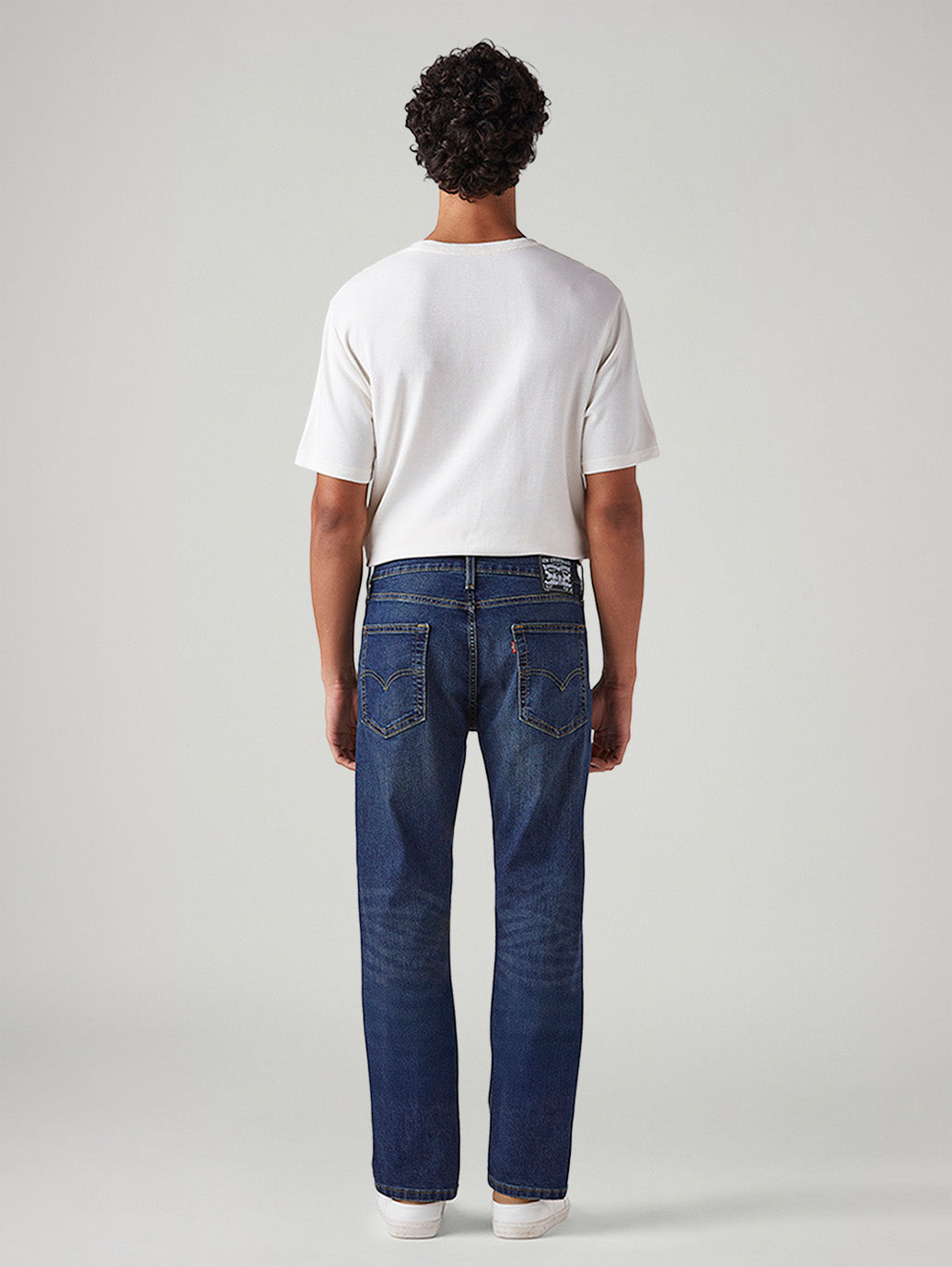 Men's 513 Blue Slim Straight Fit Mid Rise Tinted Jeans