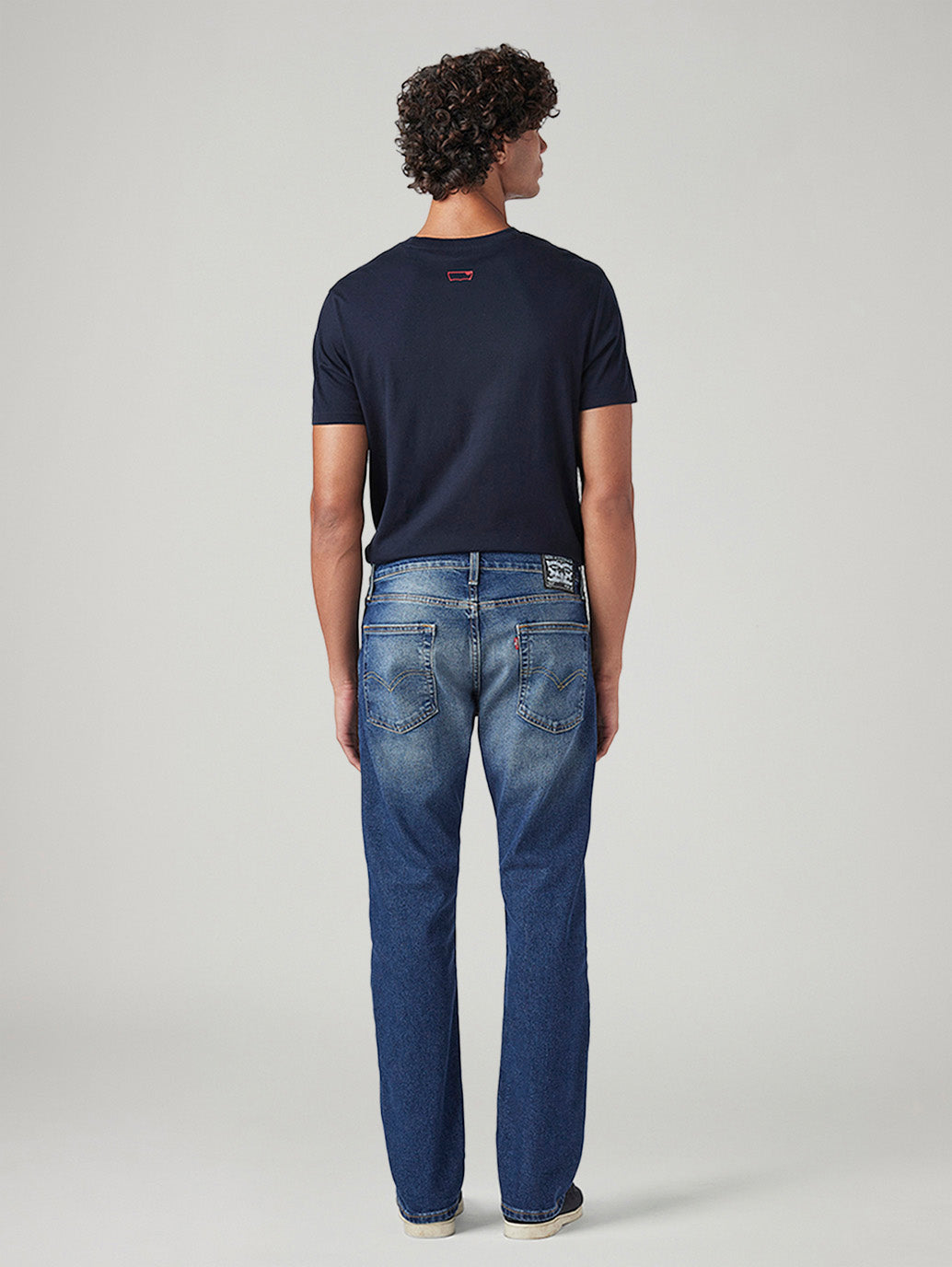 Men's 513 Blue Slim Straight Fit Mid Rise Tinted Jeans