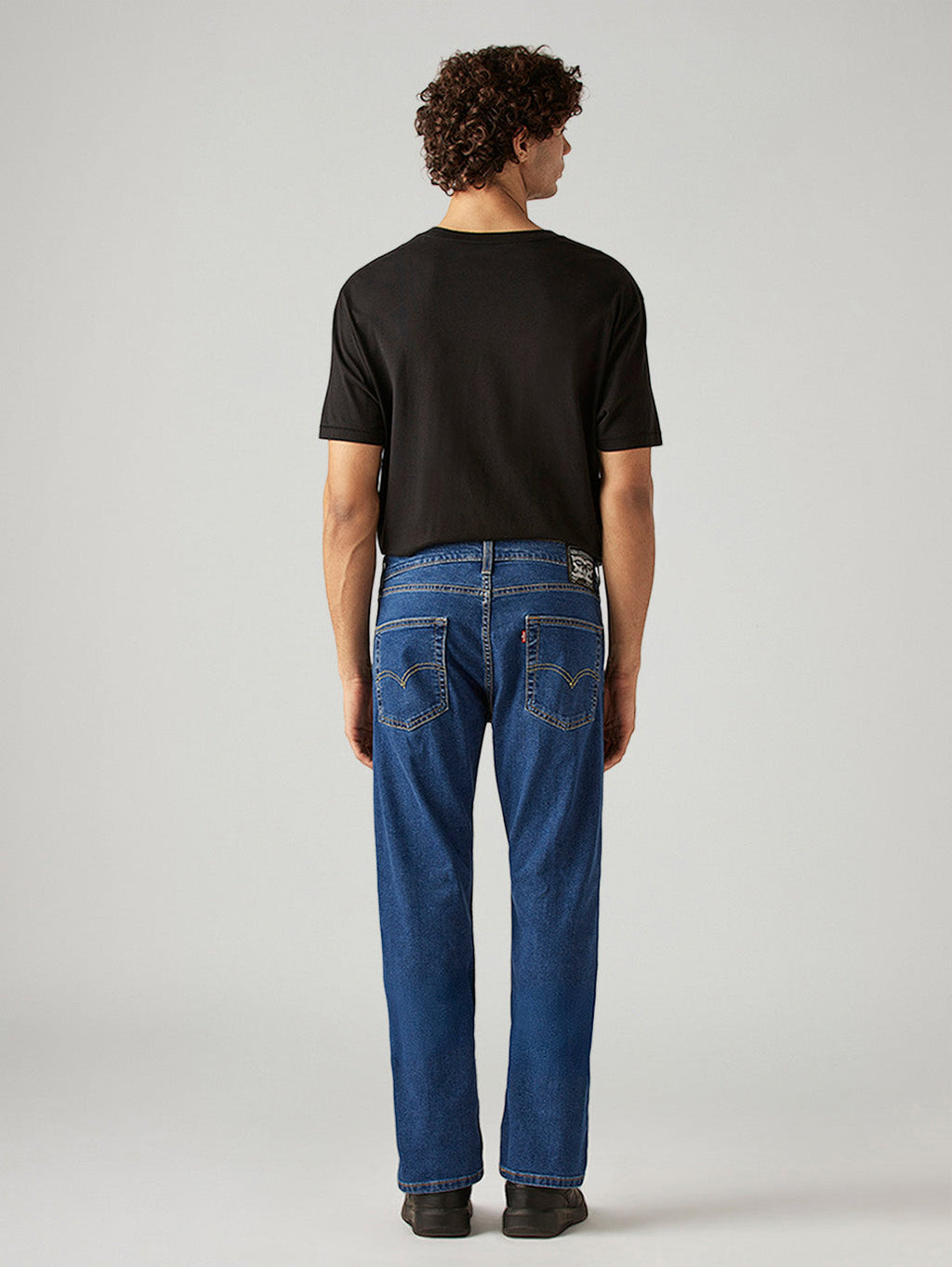 Men's 513 Blue Slim Straight Fit Mid Rise Jeans