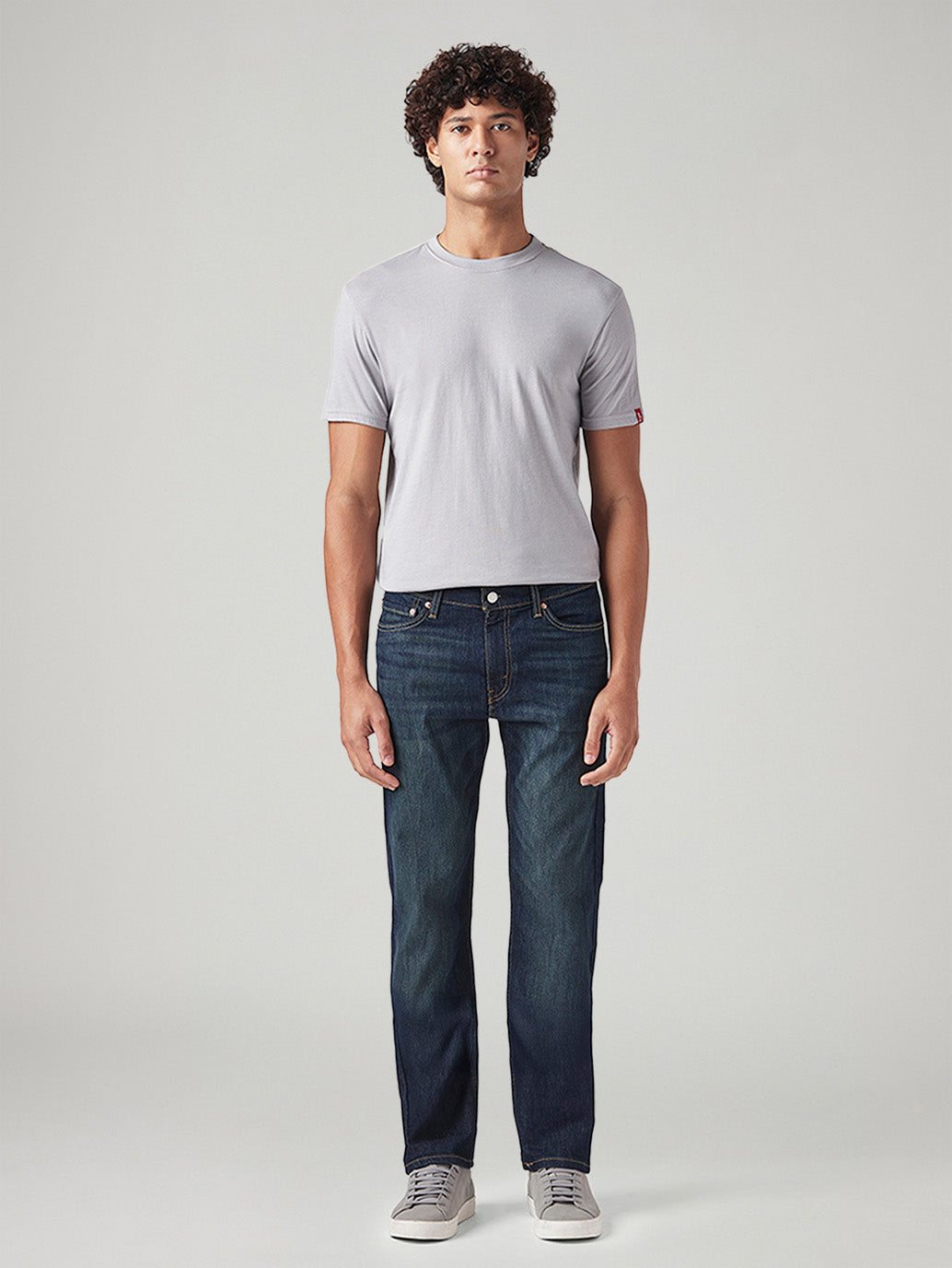 Men's 513 Dark Indigo Slim Straight Fit Mid Rise Tinted Jeans