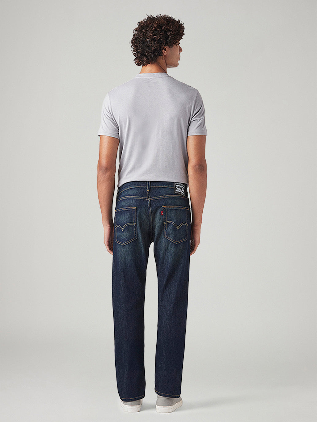 Men's 513 Dark Indigo Slim Straight Fit Mid Rise Tinted Jeans