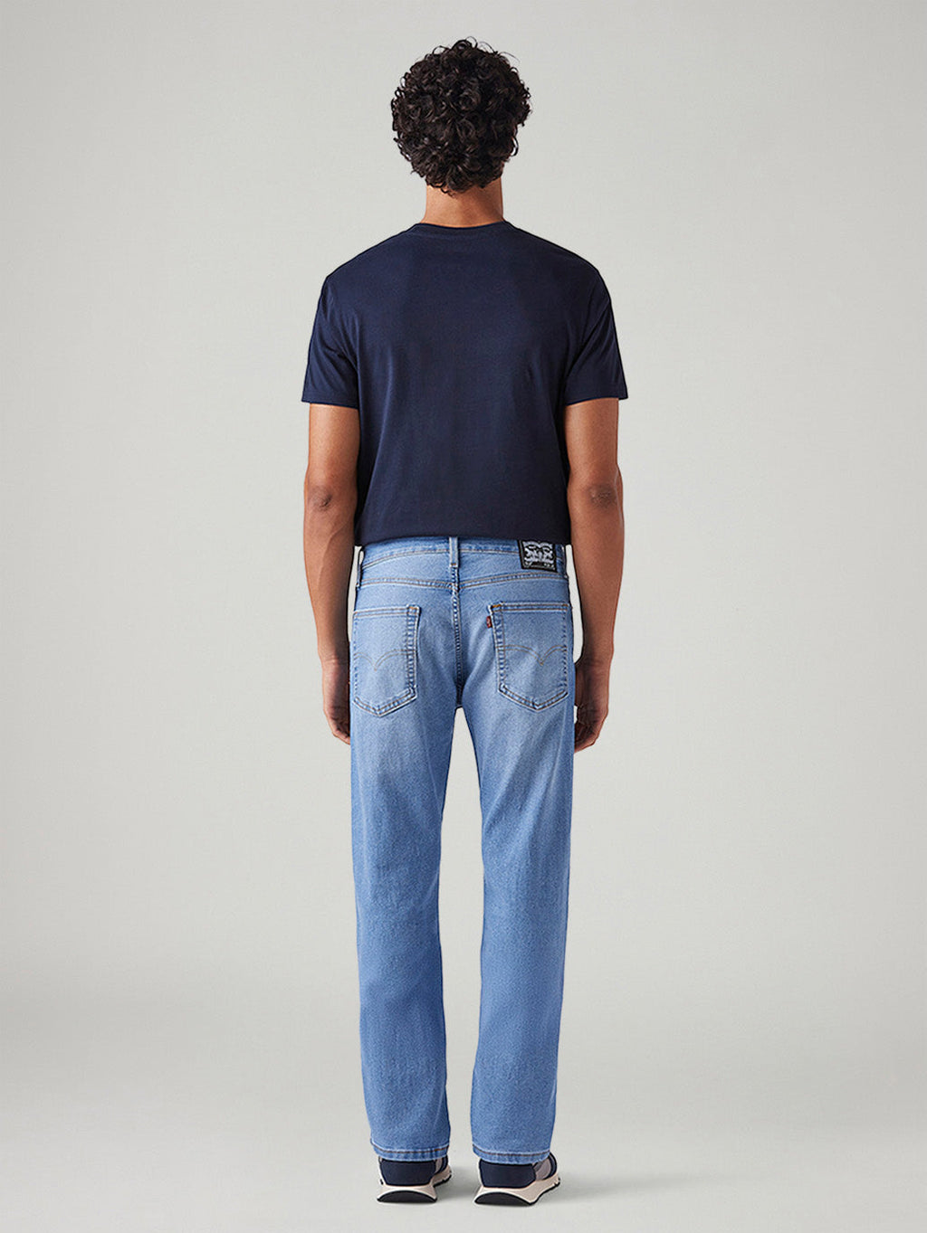 Men's 513 Light Blue Slim Straight Fit Mid Rise Jeans