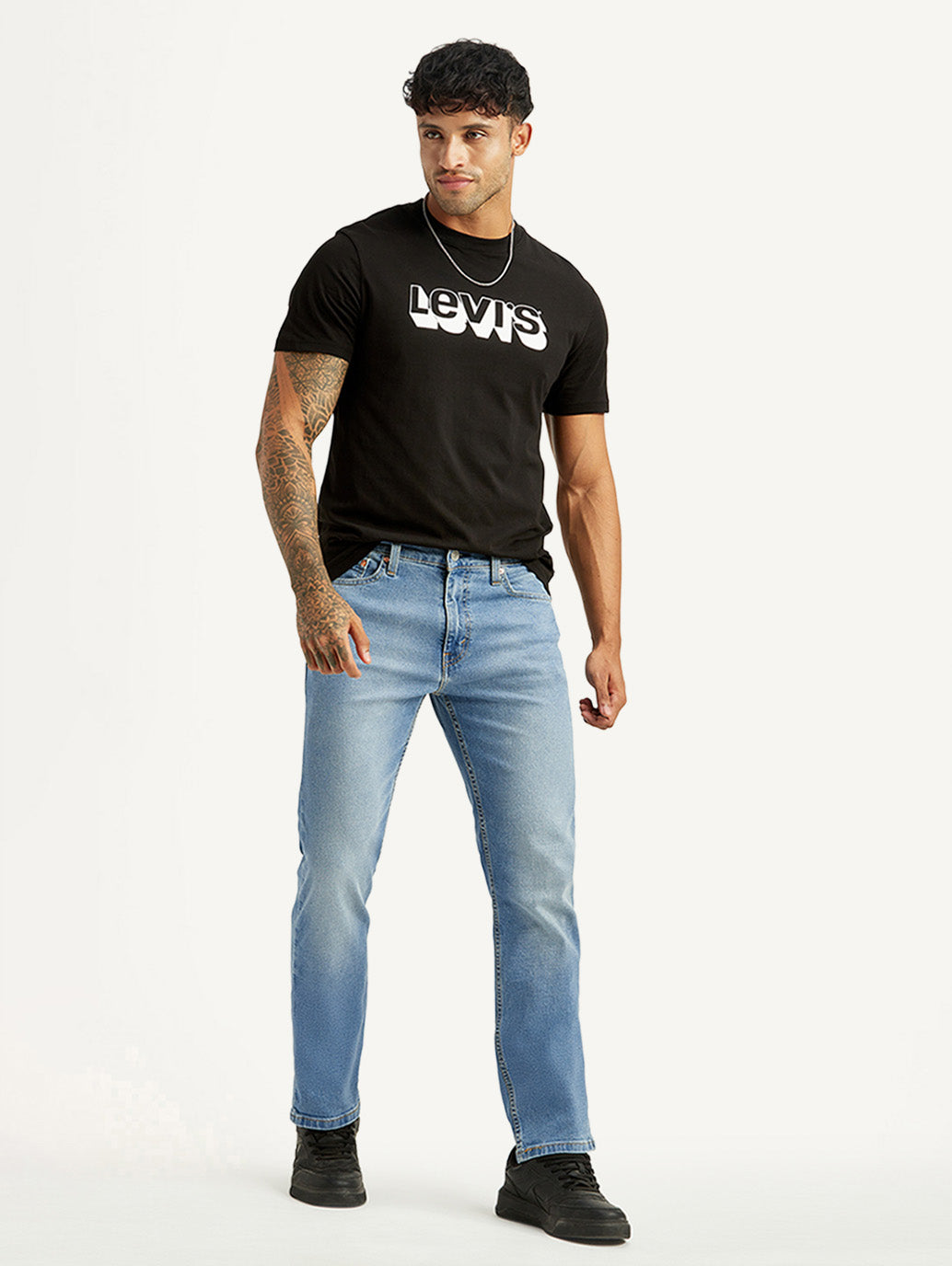 Men's 513 Light Indigo Slim Tapered Fit Mid Rise Jeans