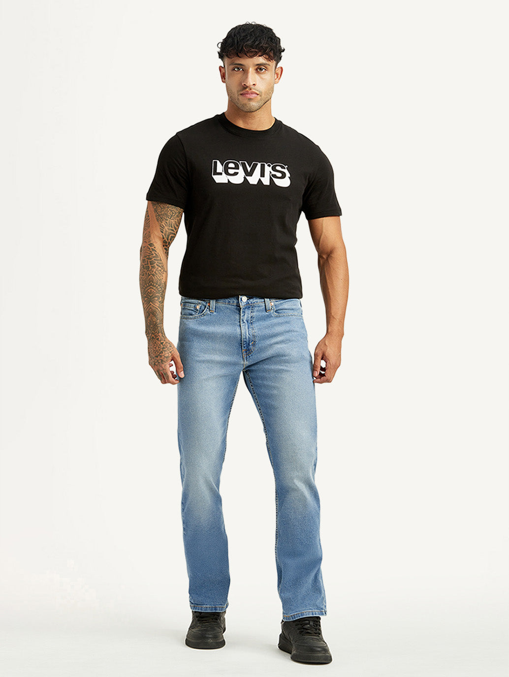 Men's 513 Light Indigo Slim Tapered Fit Mid Rise Jeans