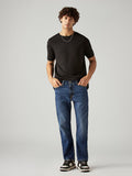 Men's 513 Blue Slim Straight Fit Mid Rise Jeans
