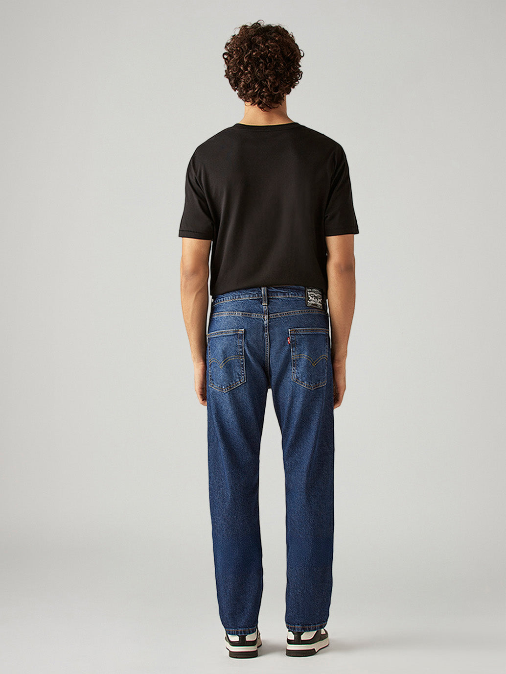 Men's 513 Blue Slim Straight Fit Mid Rise Jeans