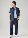 Men's 568 Dark Blue Loose Fit Mid Rise Jeans