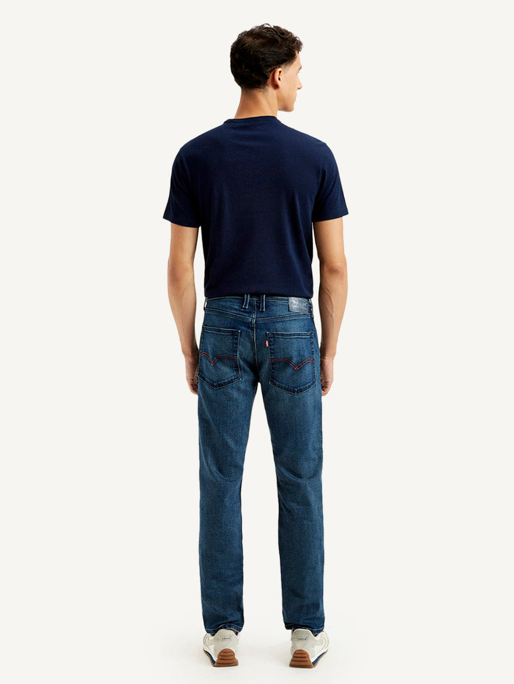 Men's 511 Dark Blue Slim Fit Mid Rise Jeans