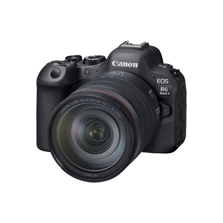 Canon EOS R6 Mark II (RF24-105mm f/4 L IS USM FOC AV Pro 128 gb V90 card and extra battery LP-E6P