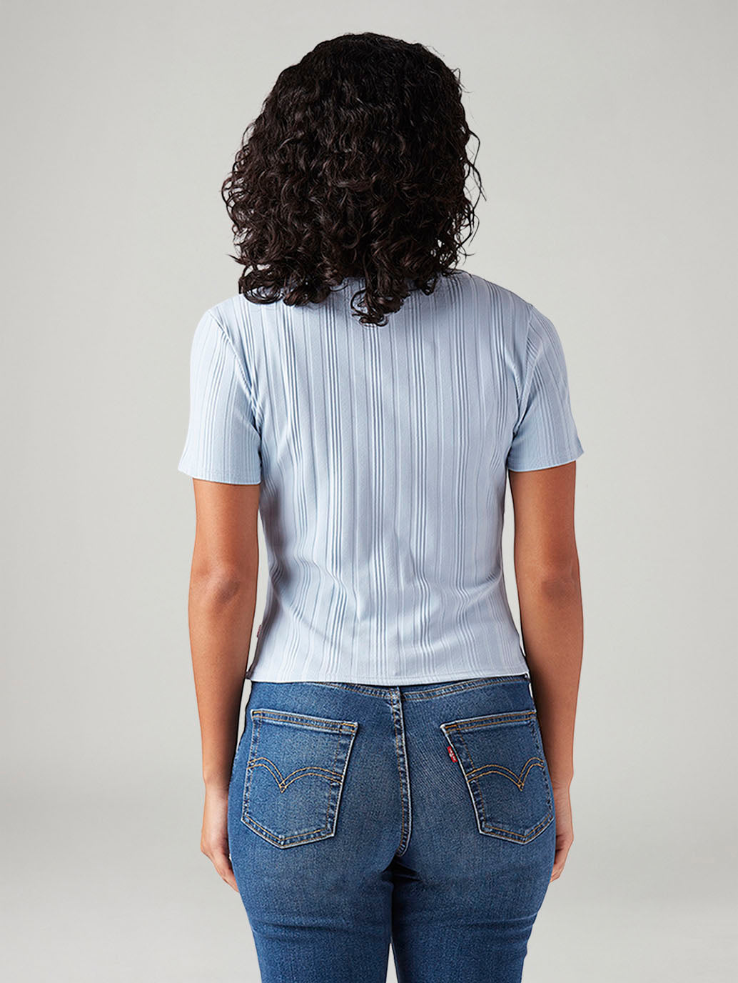 Women's Textured Slim Fit T-Shirt