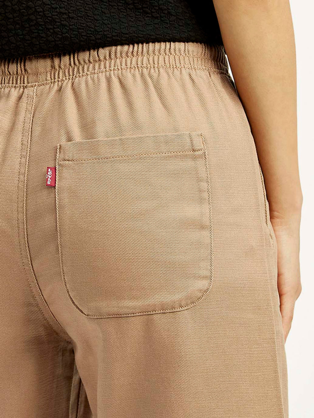 Women's Mid Rise Straight Fit Khaki Trousers