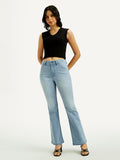Women's Redloop 726 Light Indigo Flared Fit High Rise Jeans