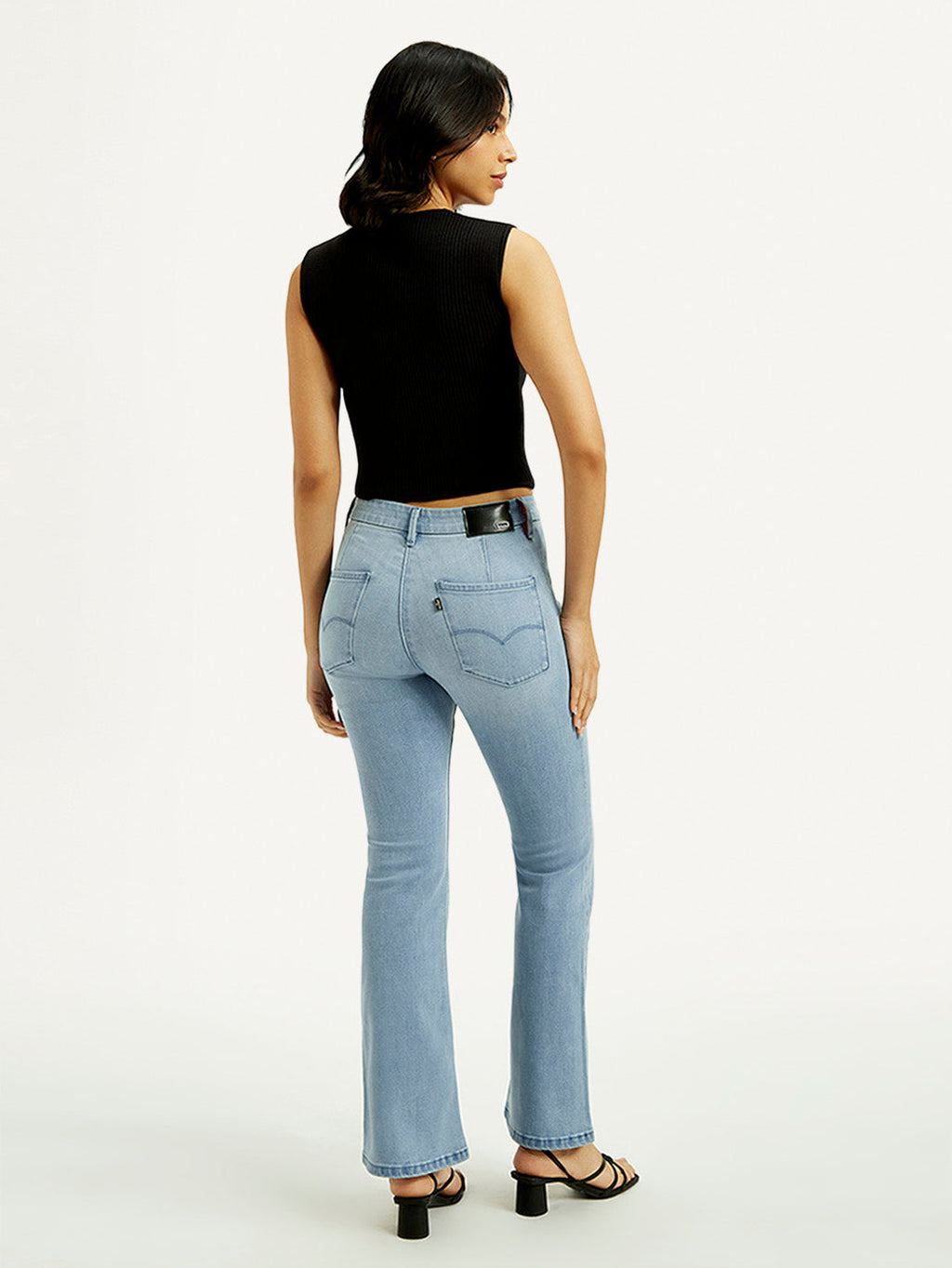 Women's Redloop 726 Light Indigo Flared Fit High Rise Jeans