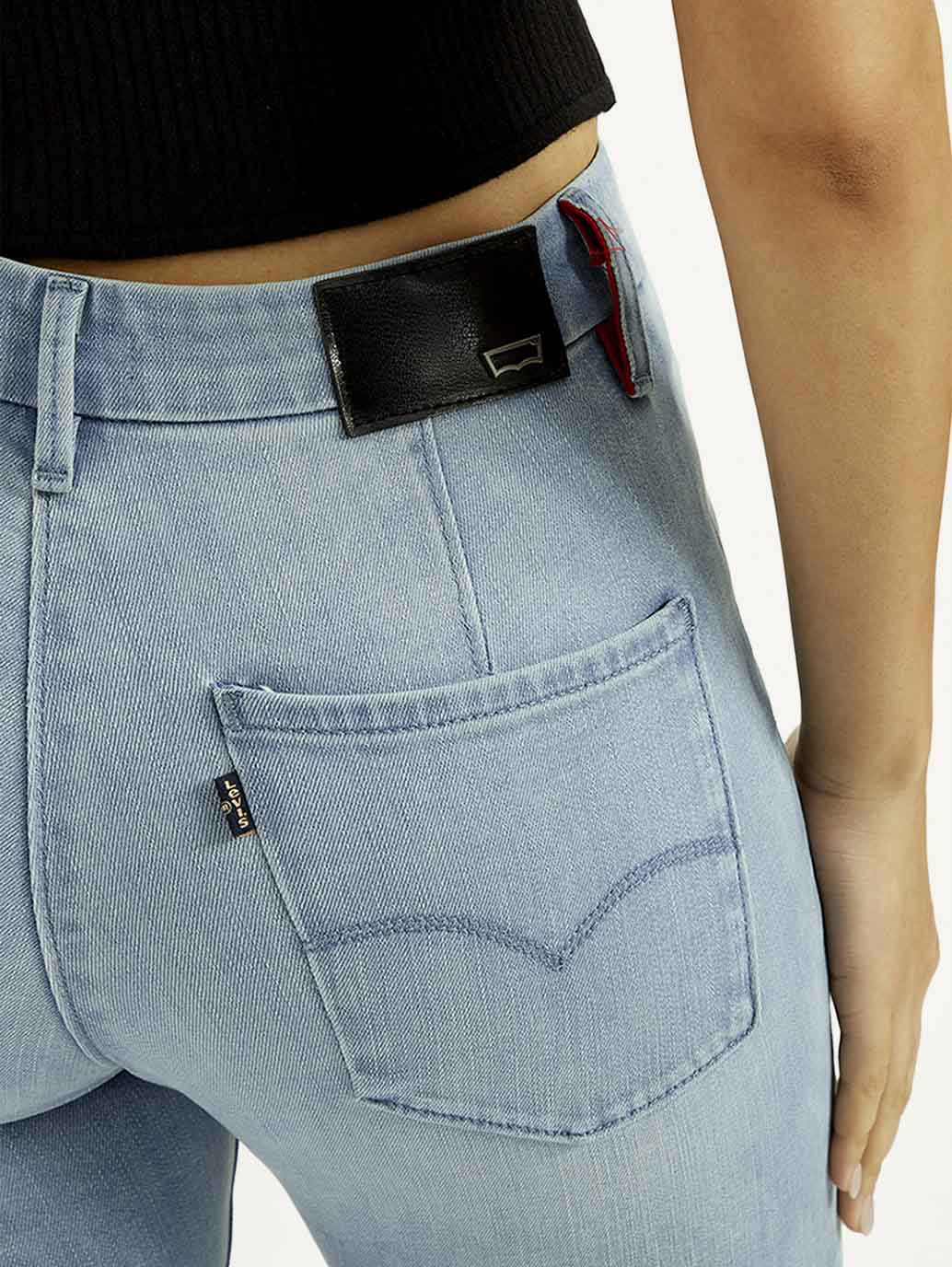Women's Redloop 726 Light Indigo Flared Fit High Rise Jeans