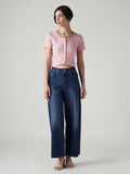 Women's 728 Dark Indigo Wide Leg Fit High Rise Jeans