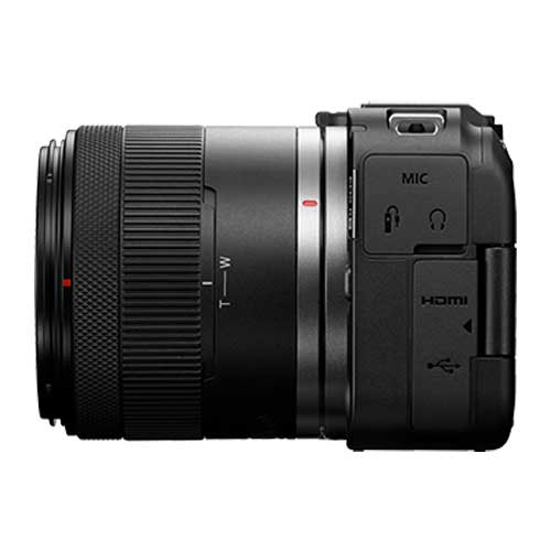 Canon EOS R50 V (RF-S14-30mm f/4-6.3 IS STM PZ) Black Free extra battery LP-E17