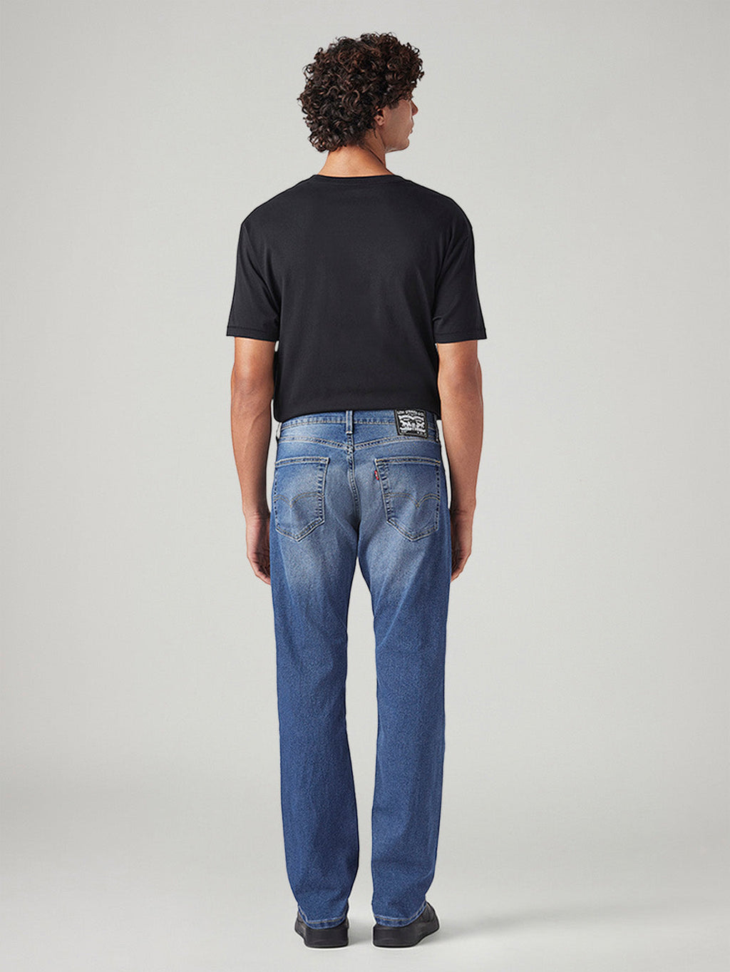Men's 505 Med Indigo Straight Fit Mid Rise Jeans