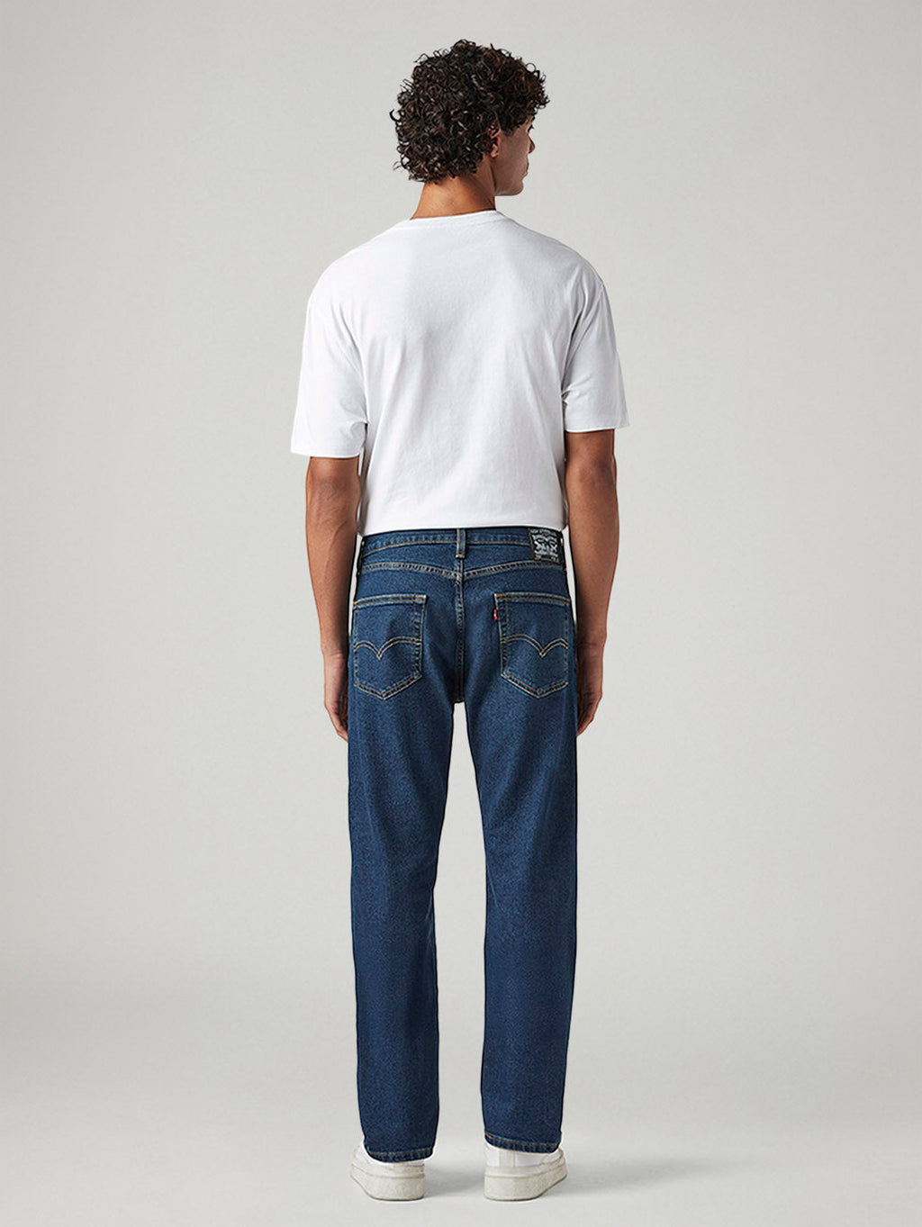 Men's 505 Blue Straight Fit Mid Rise Tinted Jeans