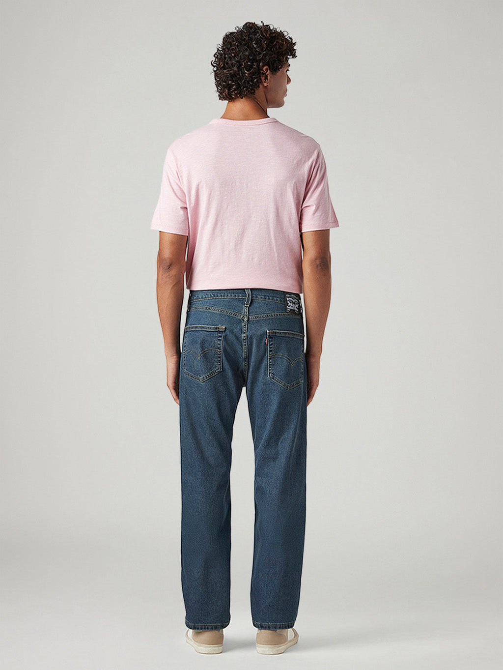 Men's 505 Med Indigo Straight Fit Mid Rise Tinted Jeans