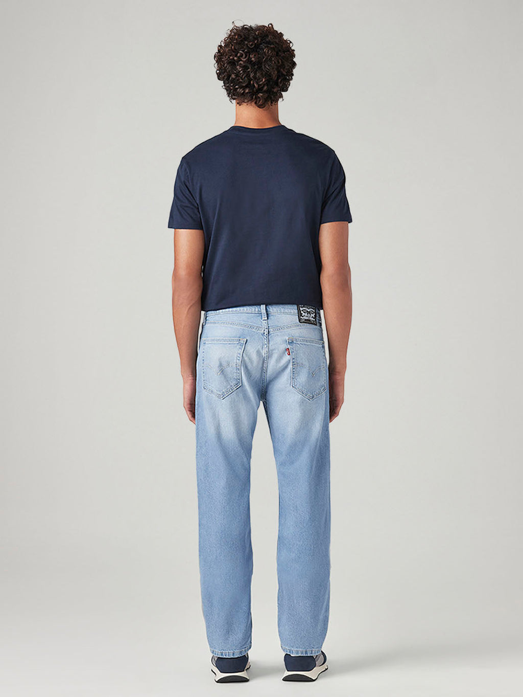 Men's 505 Light Blue Straight Fit Mid Rise Jeans