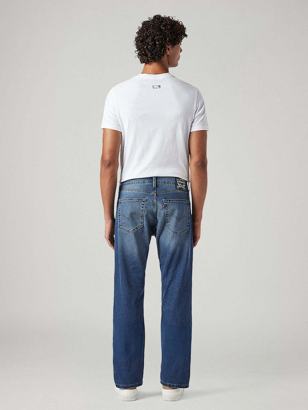 Men's 505 Med Indigo Straight Fit Mid Rise Jeans