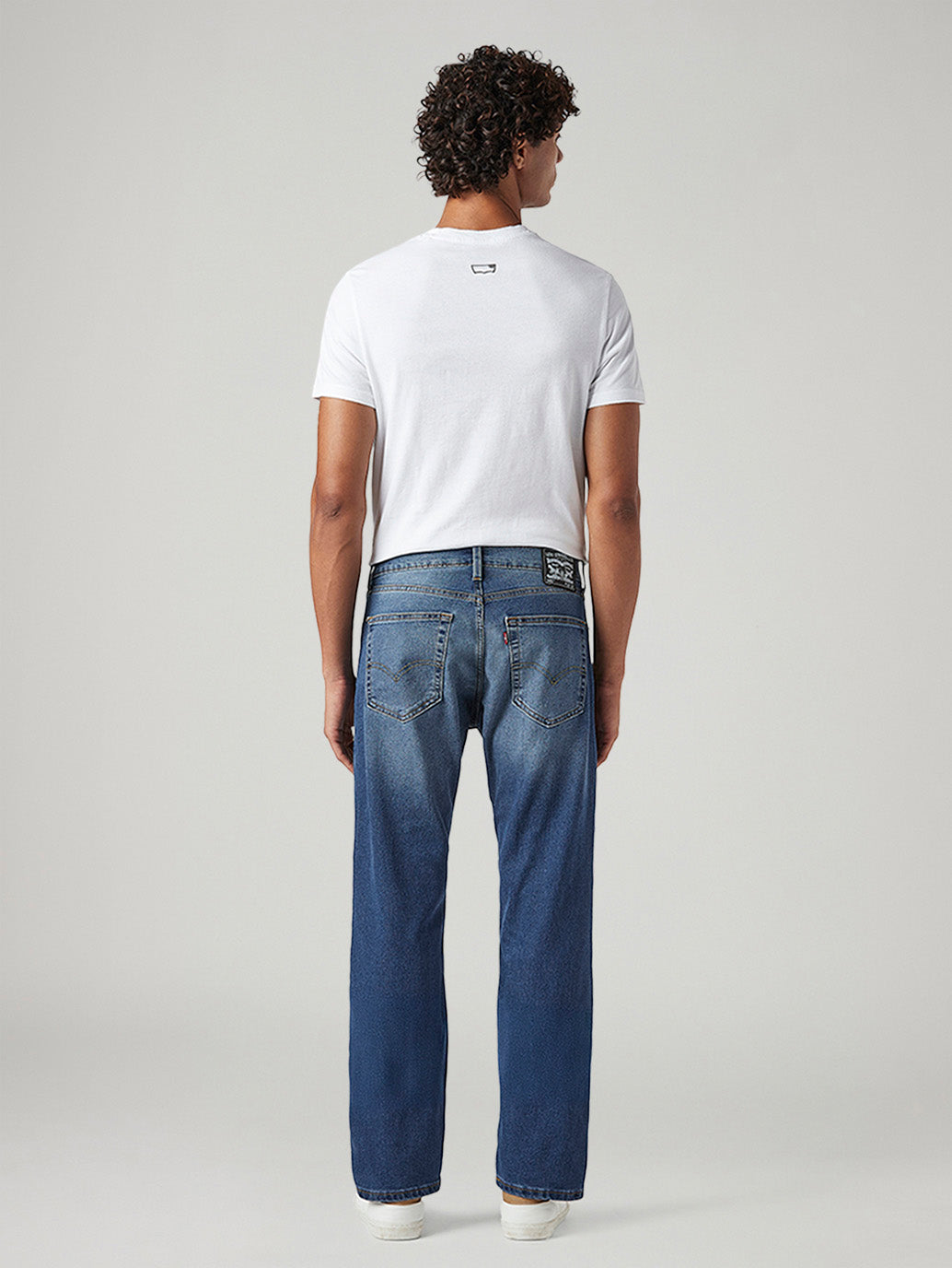 Men's 505 Med Indigo Straight Fit Mid Rise Jeans
