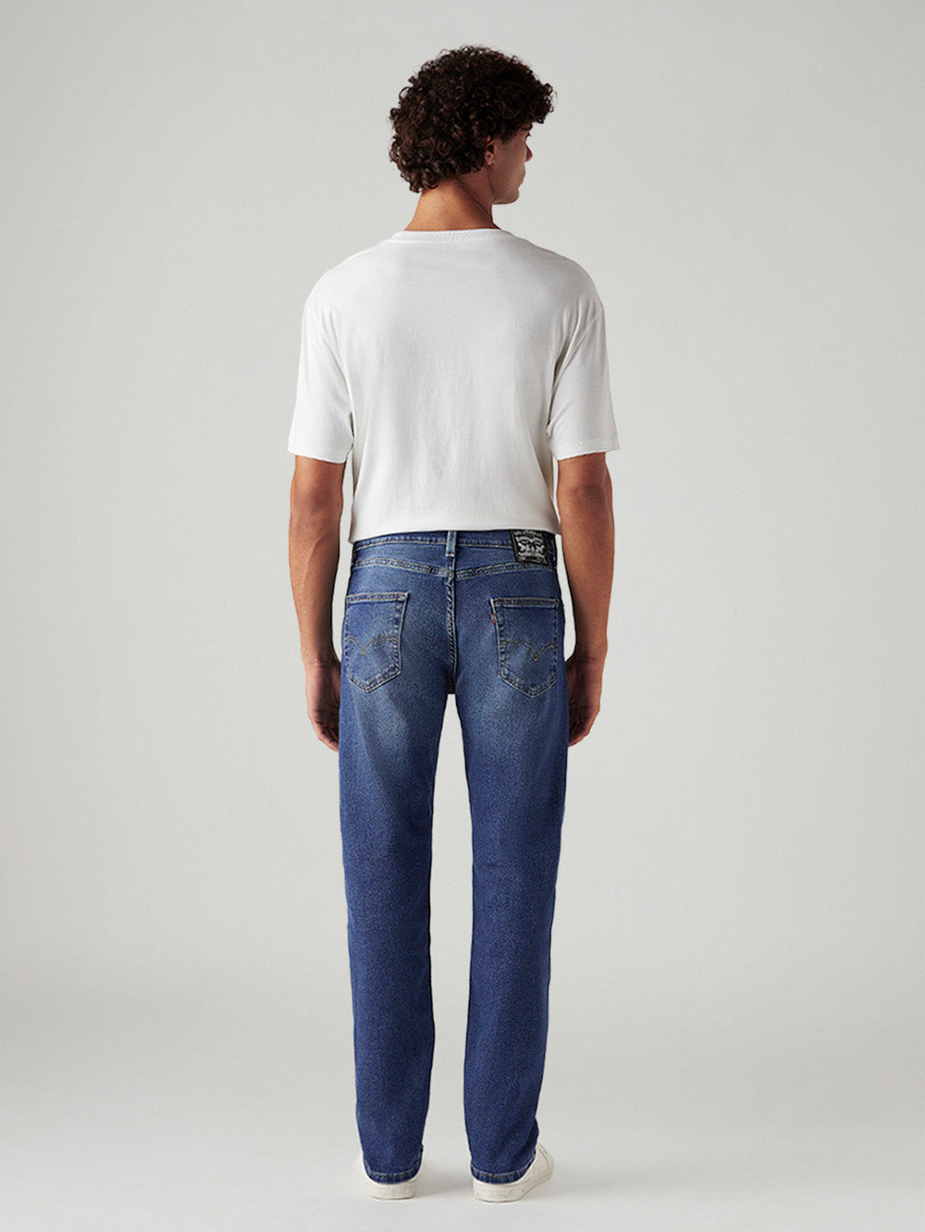 Men's 505 Med Indigo Straight Fit Mid Rise Jeans