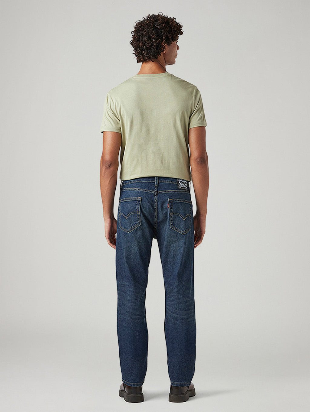 Men's 505 Dark Indigo Straight Fit Mid Rise Tinted Jeans