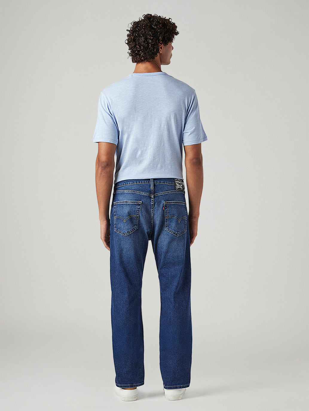 Men's 505 Dark Indigo Straight Fit Mid Rise Jeans