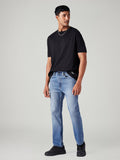 Men's 505 Light Indigo Straight Fit Mid Rise Jeans
