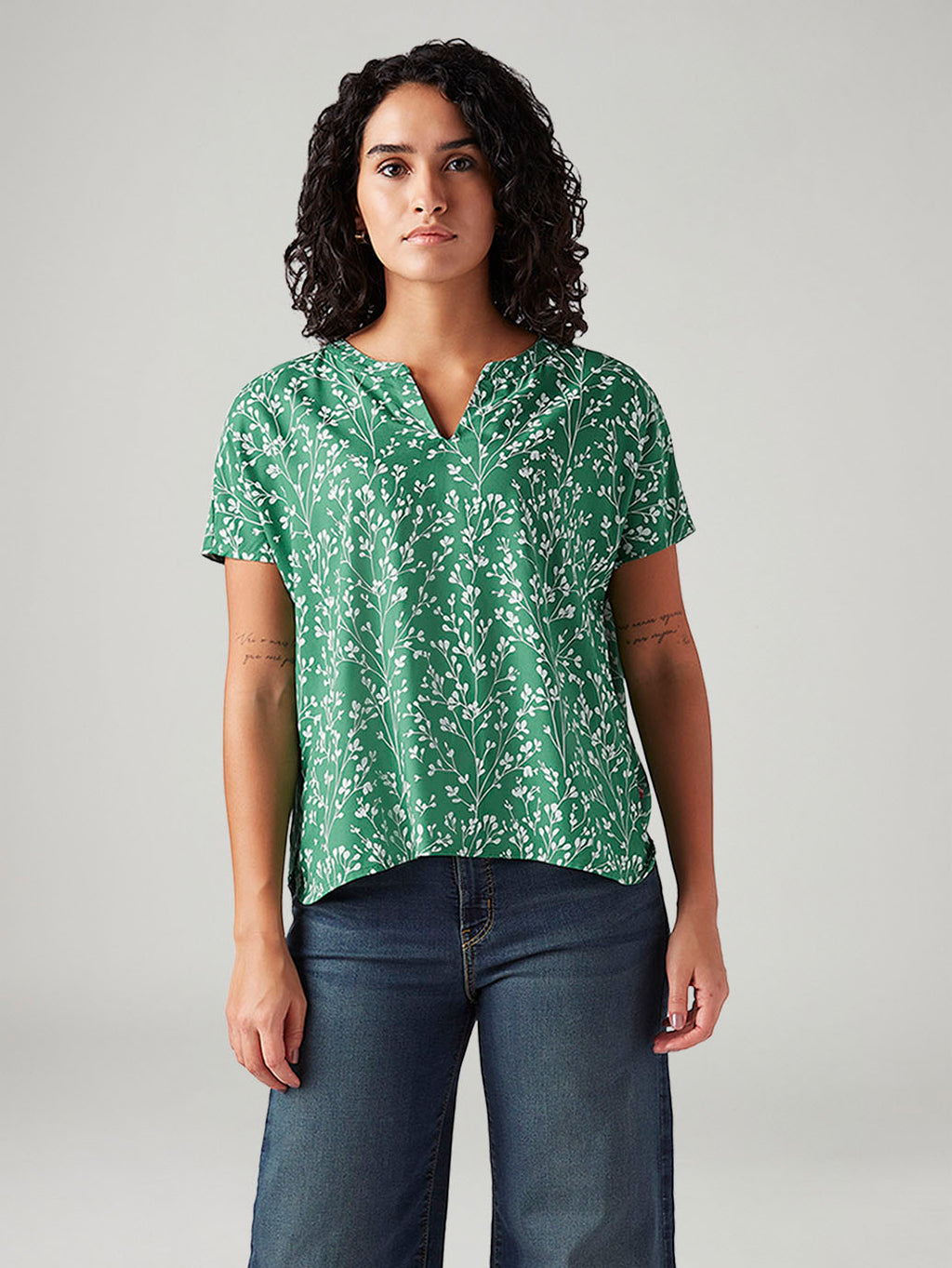 Women's Floral Regular Fit Top
