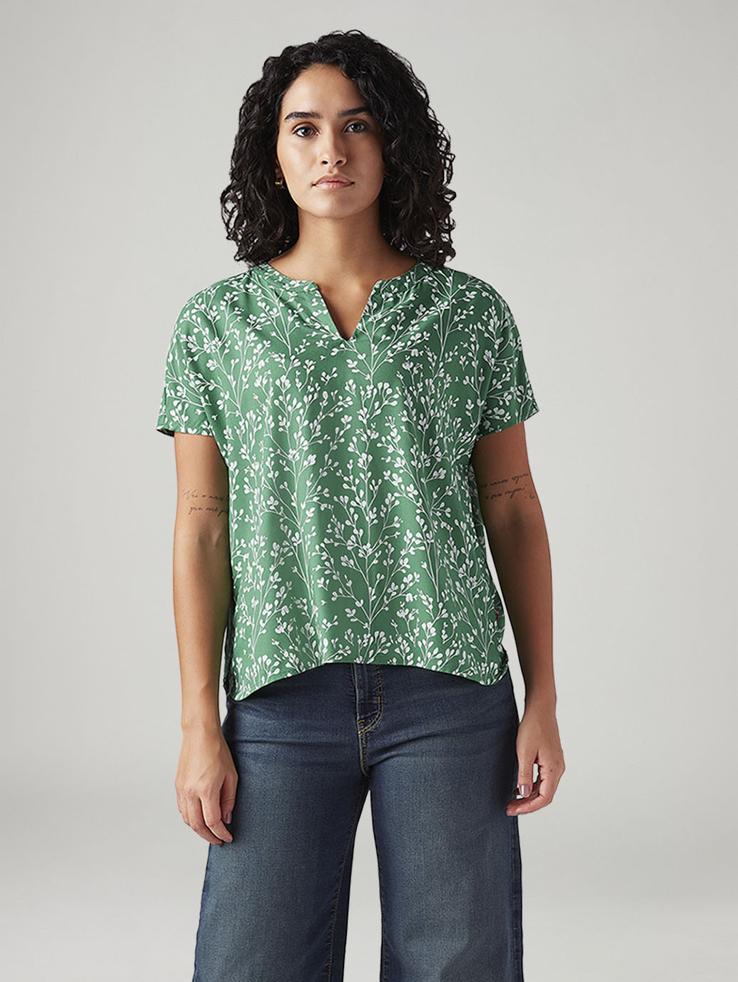 Women's Floral Regular Fit Top